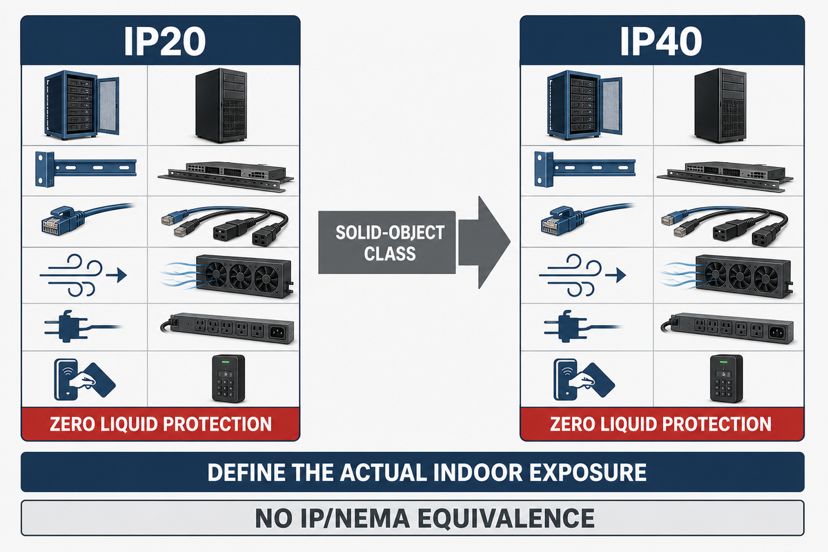 IP20 IP40 für eine Dell Rack Deployment oder KDST