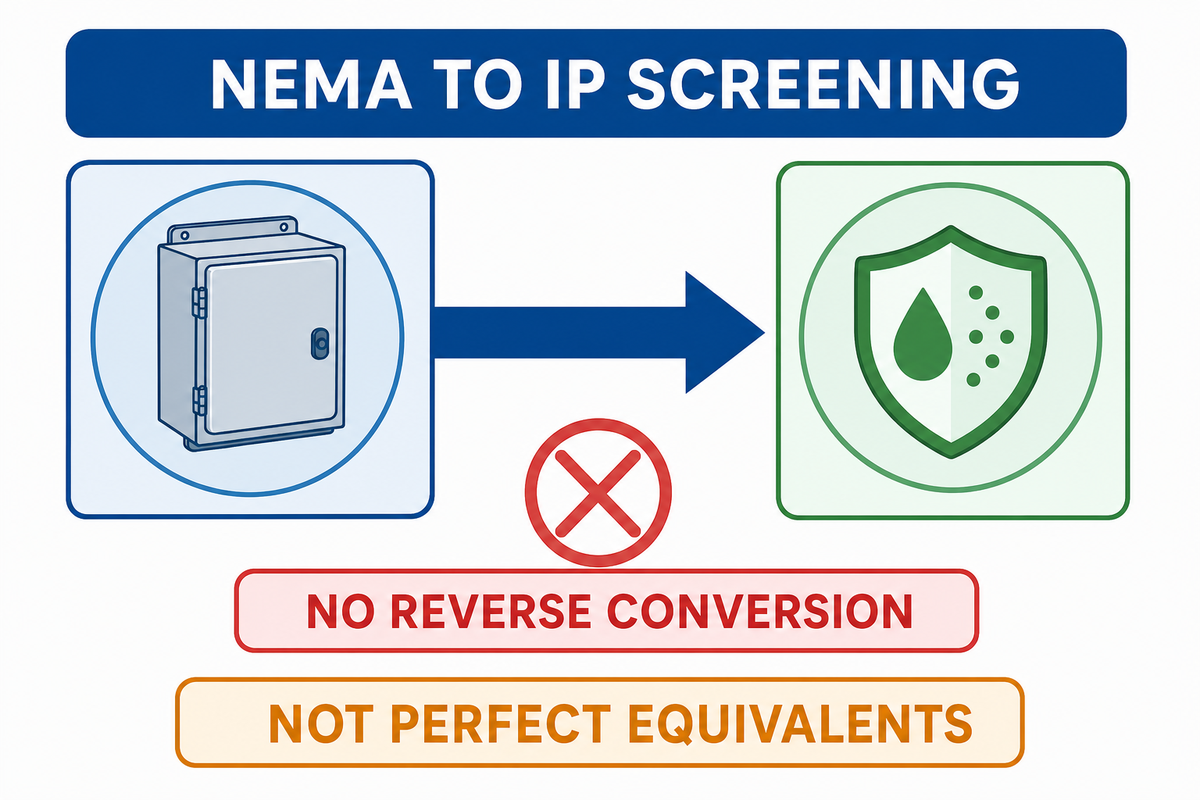 NEMA vs IP : Utilisez les tableaux comparatifs avec soin KDST
